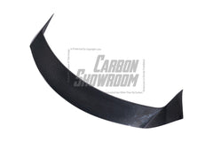 Tesla Model Y / Performance 2021 2022 2023 2024 with Aftermarket Parts - Loong Flames Style Rear Spoiler Wing Carbon Fiber from Yofer USA