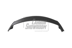 Tesla Model Y / Performance 2021 2022 2023 2024 with Aftermarket Parts - Loong Flames Style Rear Spoiler Wing Carbon Fiber from Yofer USA