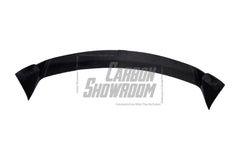 Tesla Model Y / Performance 2021 2022 2023 2024 with Aftermarket Parts - Loong Flames Style Rear Spoiler Wing Carbon Fiber from Yofer USA