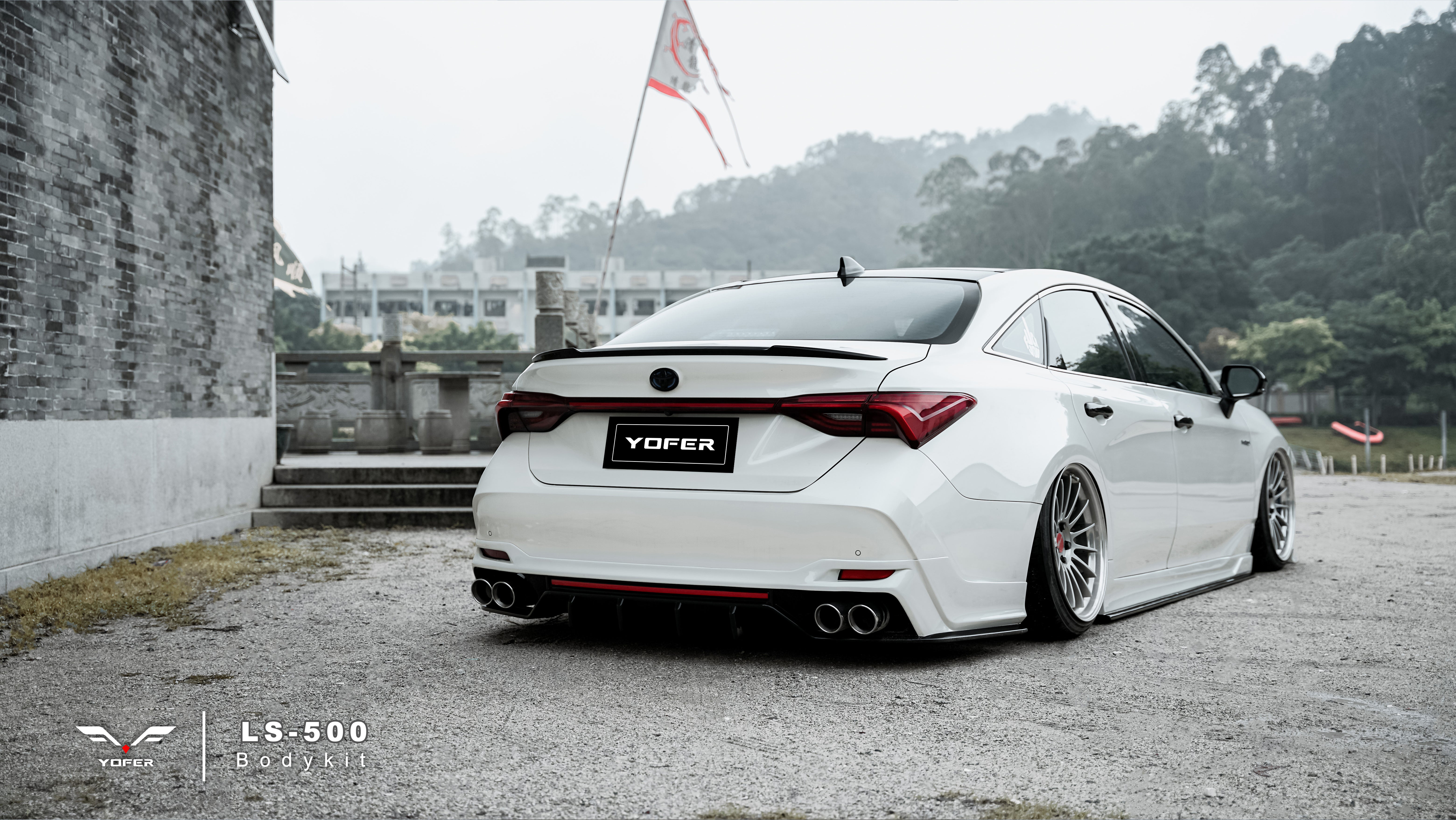 Toyota Avalon 5th Gen XX50 2019 2020 2021 2022 with Aftermarket Parts - Full Body Kit PP Polypropylene from Yofer USA