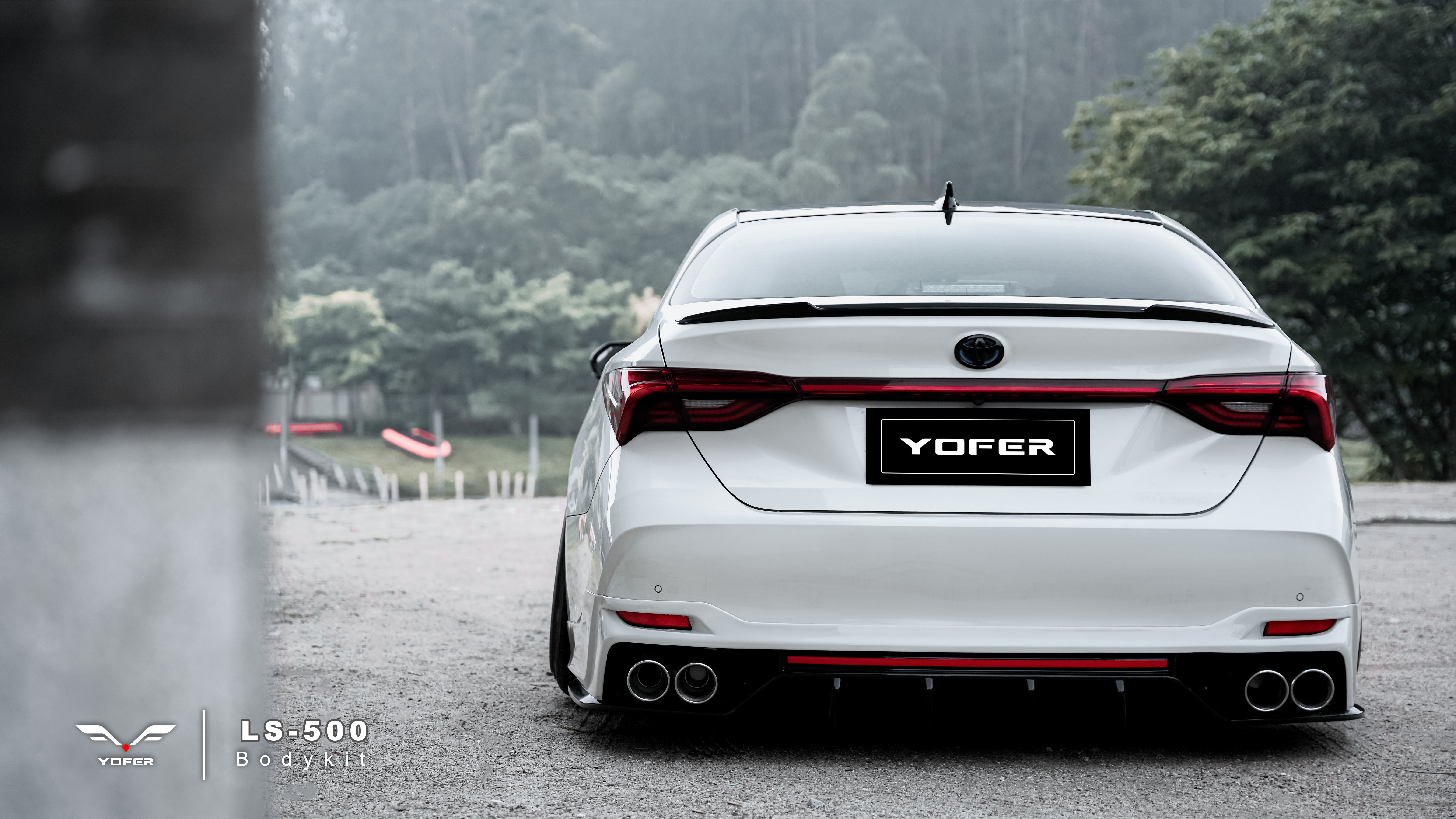Toyota Avalon 5th Gen XX50 2019 2020 2021 2022 with Aftermarket Parts - Full Body Kit PP Polypropylene from Yofer USA