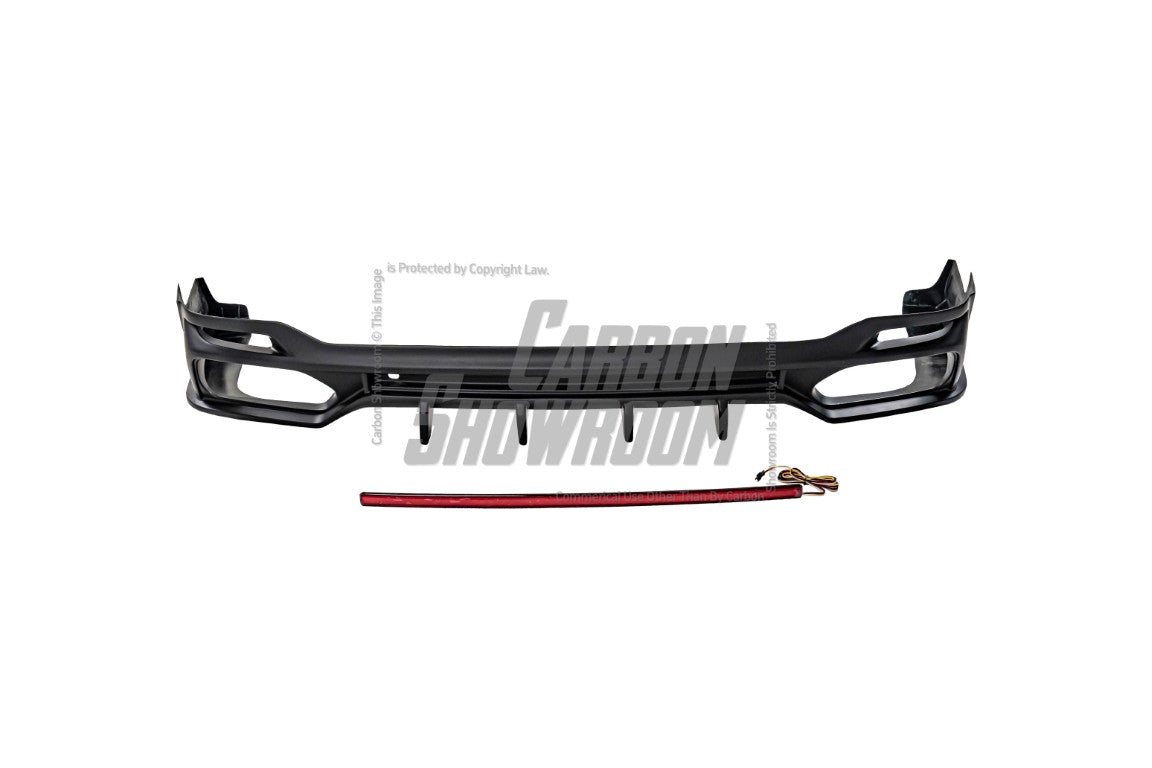 Toyota Avalon 5th Gen XX50 2019-2022 with Aftermarket Parts - Rear Diffuser & Canards PP from Yofer USA