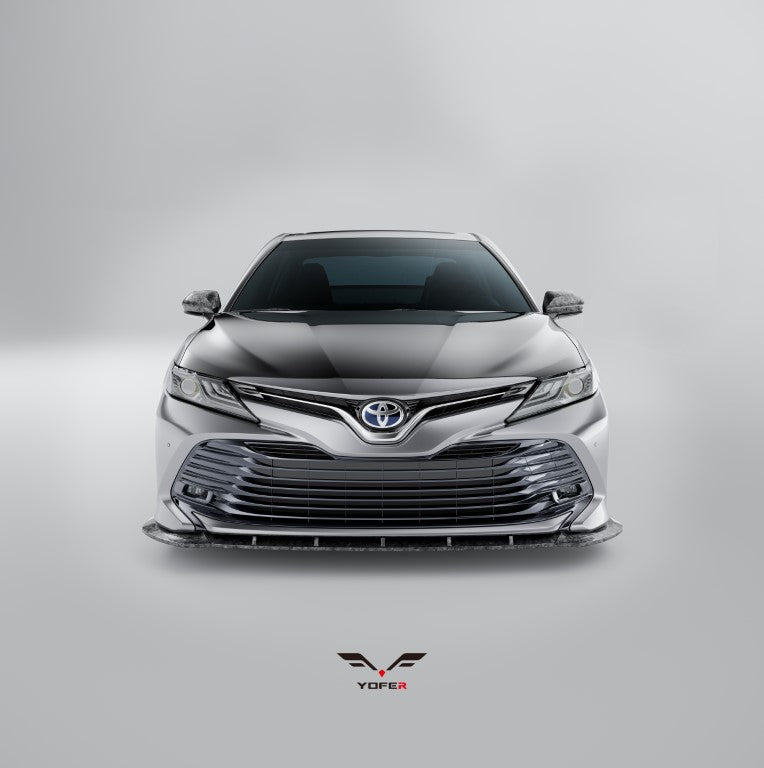 Toyota Camry 8th Gen XV70 LE XLE 2021-2024 with Aftermarket Parts - Front Lip Splitter PP from Yofer USA