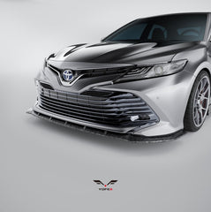 Yofer USA Front Lip Splitter for Toyota Camry 8th Gen XV70 LE XLE 2021-2024 PP Polypropylene