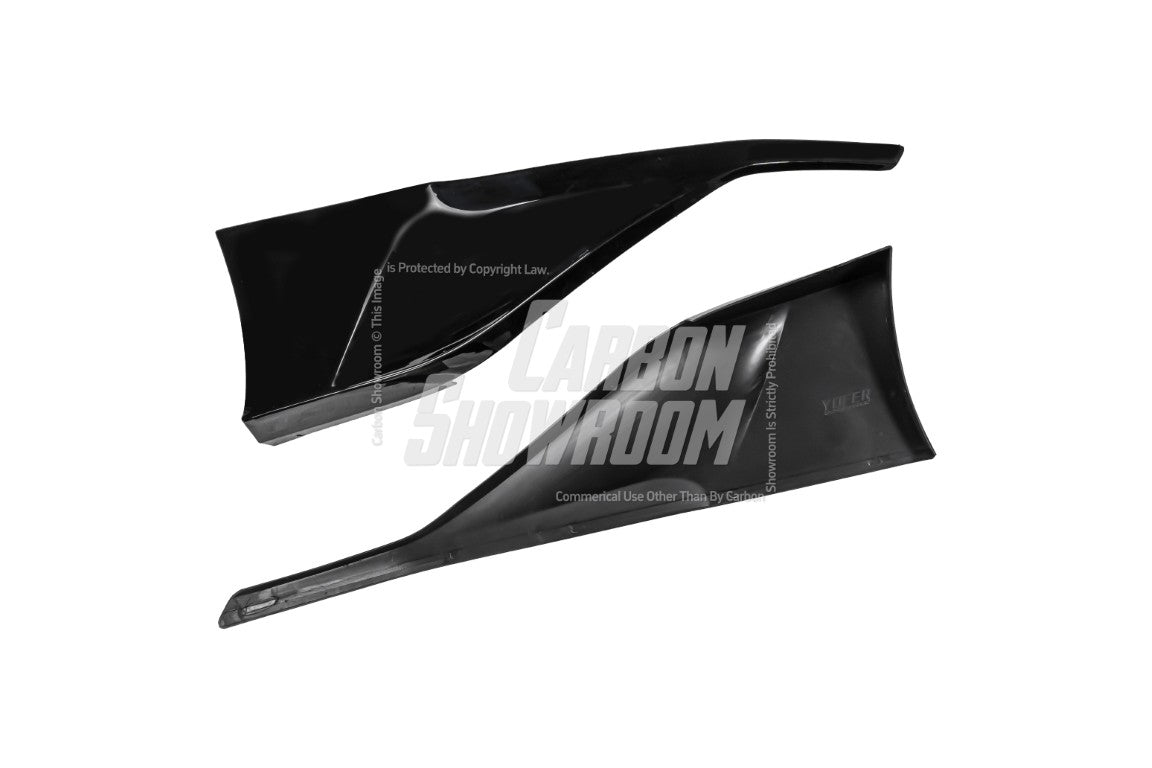 Toyota Camry 8th Gen XV70 LE XLE 2018-2024 with Aftermarket Parts - Rear Diffuser & Canards PP from Yofer USA