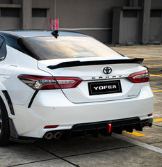 Toyota Camry 8th Gen XV70 TRD SE XSE LE XLE 2018-2024 with Aftermarket Parts - V1 Style Rear Spoiler ABS from Yofer USA