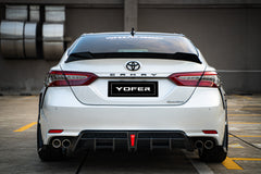 Toyota Camry 8th Gen XV70 SE XSE 2018-2024 with Aftermarket Parts - V1 Style Diffuser & Canards PP from Yofer USA