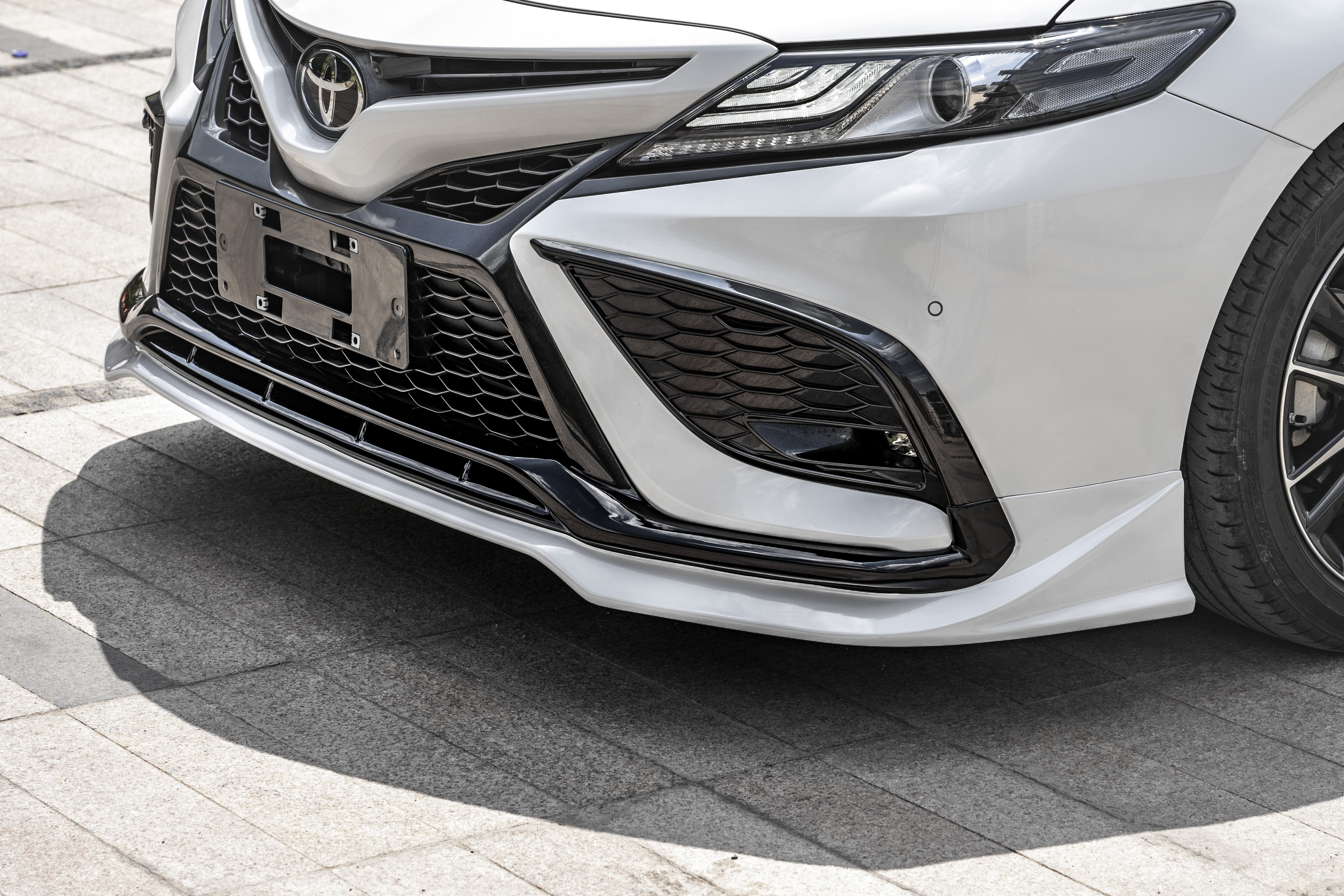 Toyota Camry 8th Gen XV70 SE XSE 2021-2024 with Aftermarket Parts - Front Lip Splitter PP from Yofer USA