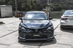 Toyota Camry 8th Gen XV70 LE XLE 2021-2024 with Aftermarket Parts - Front Lip Splitter PP from Yofer USA