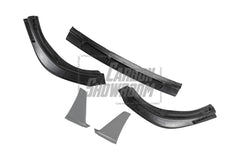 Toyota Camry 8th Gen XV70 SE XSE 2018-2020 with Aftermarket Parts - V1 Style Front Lip Splitter PP from Yofer USA