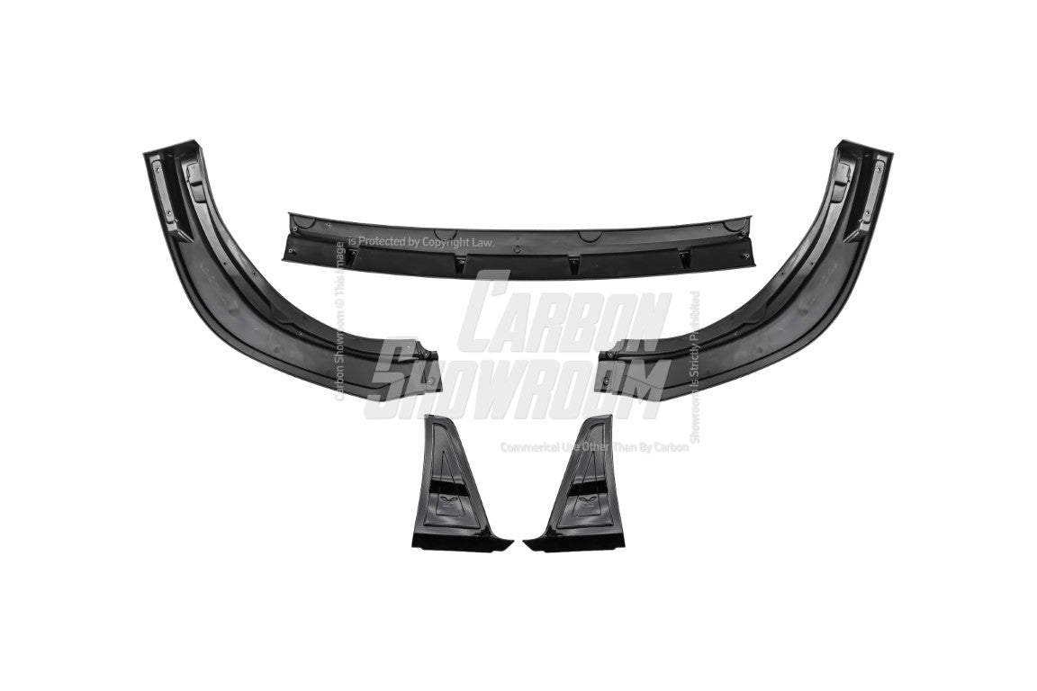 Toyota Camry 8th Gen XV70 SE XSE 2018-2020 with Aftermarket Parts - V1 Style Front Lip Splitter PP from Yofer USA