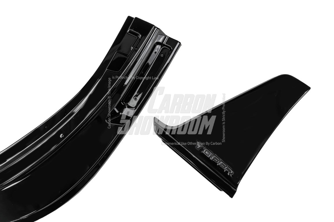 Toyota Camry 8th Gen XV70 SE XSE 2018-2020 with Aftermarket Parts - V1 Style Front Lip Splitter PP from Yofer USA