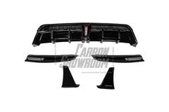 Toyota Camry 8th Gen XV70 SE XSE 2018-2024 with Aftermarket Parts - V1 Style Diffuser & Canards PP from Yofer USA