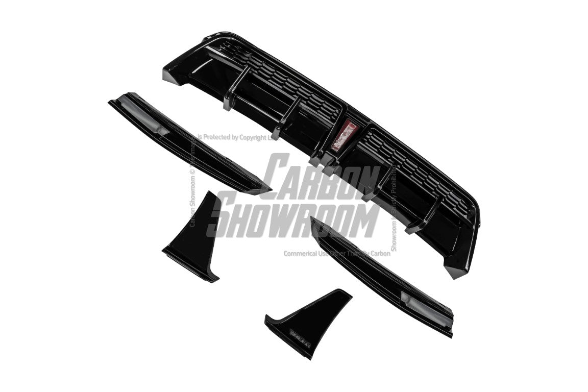 Toyota Camry 8th Gen XV70 SE XSE 2018-2024 with Aftermarket Parts - V1 Style Diffuser & Canards PP from Yofer USA