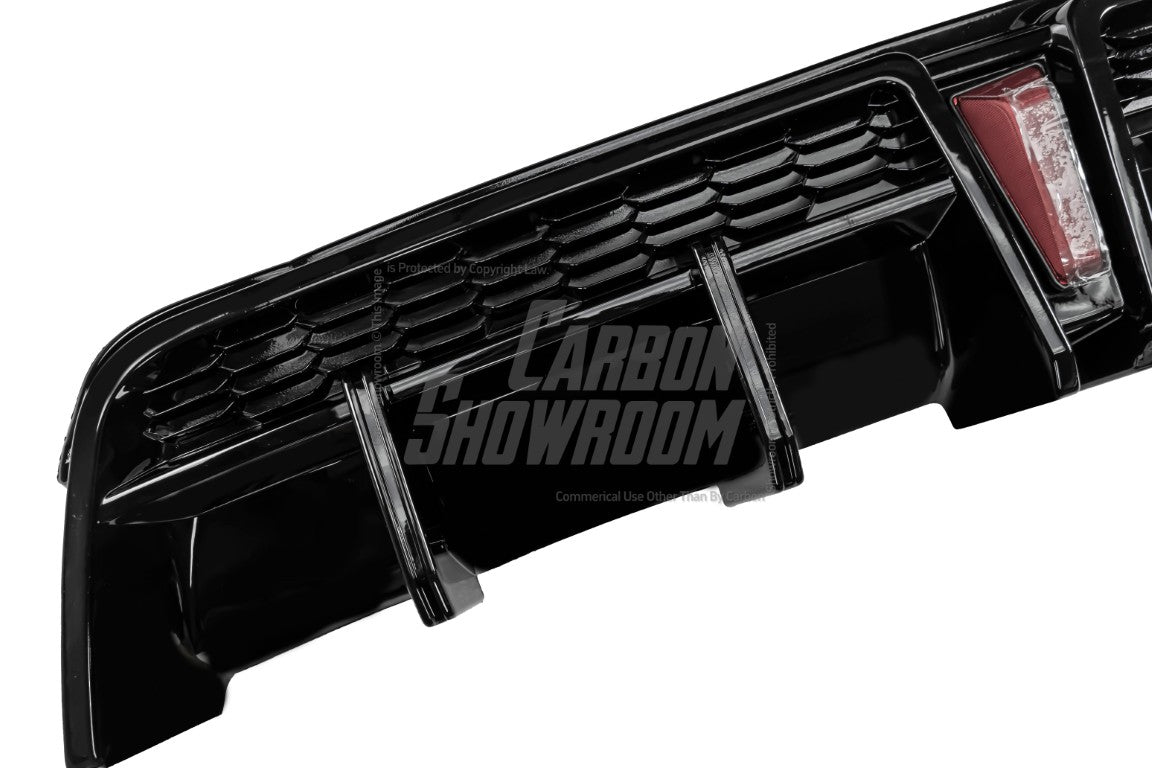 Toyota Camry 8th Gen XV70 SE XSE 2018-2024 with Aftermarket Parts - V1 Style Diffuser & Canards PP from Yofer USA