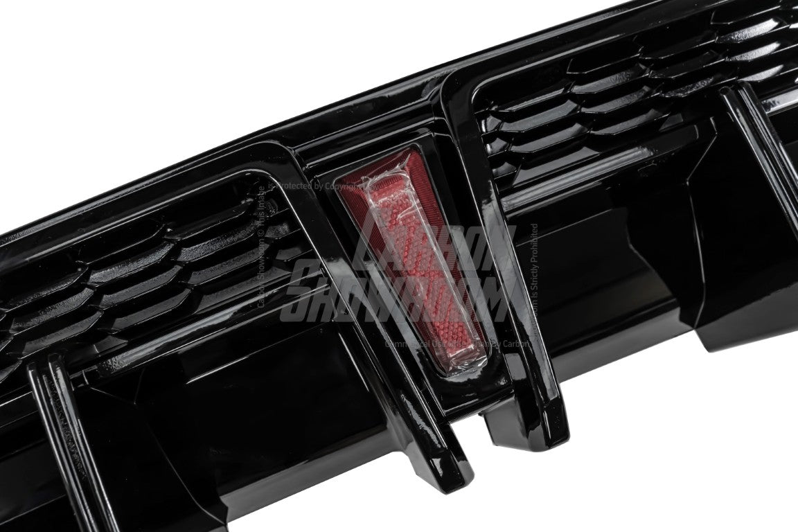 Toyota Camry 8th Gen XV70 SE XSE 2018-2024 with Aftermarket Parts - V1 Style Diffuser & Canards PP from Yofer USA