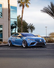 Toyota Camry 8th Gen XV70 TRD SE XSE LE XLE 2018-2024 with Aftermarket Parts - Widebody Wheel Arches PP from Yofer USA