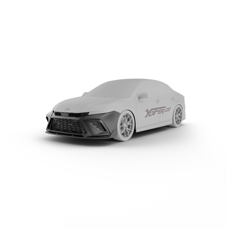 Toyota Camry XV80 9th Gen XSE SE XLE LE 2025-ON with Aftermarket Parts - Front Bumper PP Polypropylene from Yofer USA