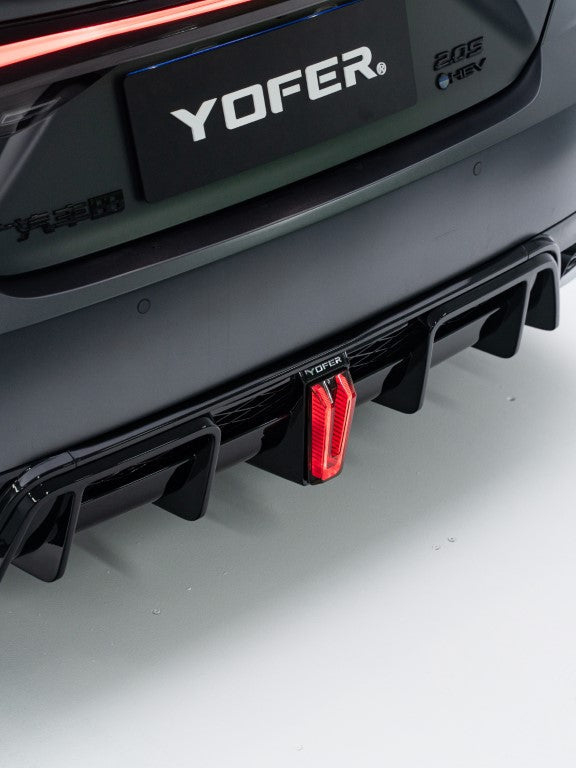 Toyota Camry XV80 9th Gen XLE LE 2025-ON with Aftermarket Parts - Rear Diffuser PP Polypropylene from Yofer USA