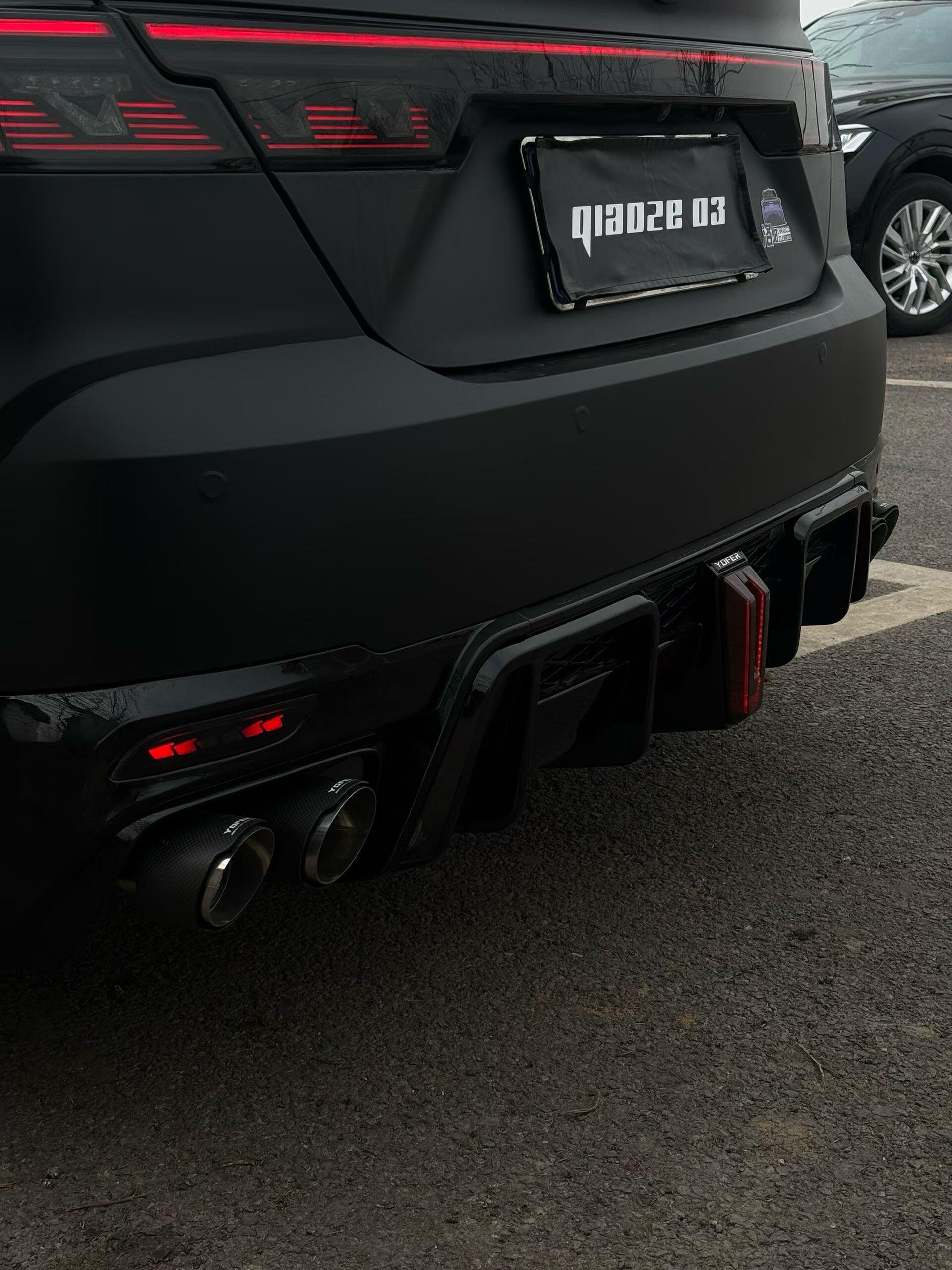 Toyota Camry XV80 9th Gen XSE SE XLE LE 2025-ON with Aftermarket Parts - Rear Diffuser PP Polypropylene from Yofer USA