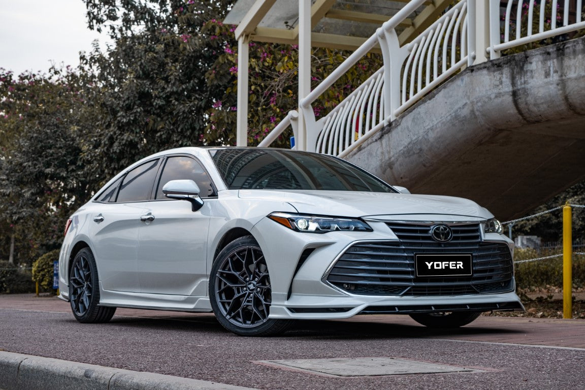 Toyota Avalon 5th Gen XX50 2019-2022 with Aftermarket Parts - Front Lip Splitter PP from Yofer USA