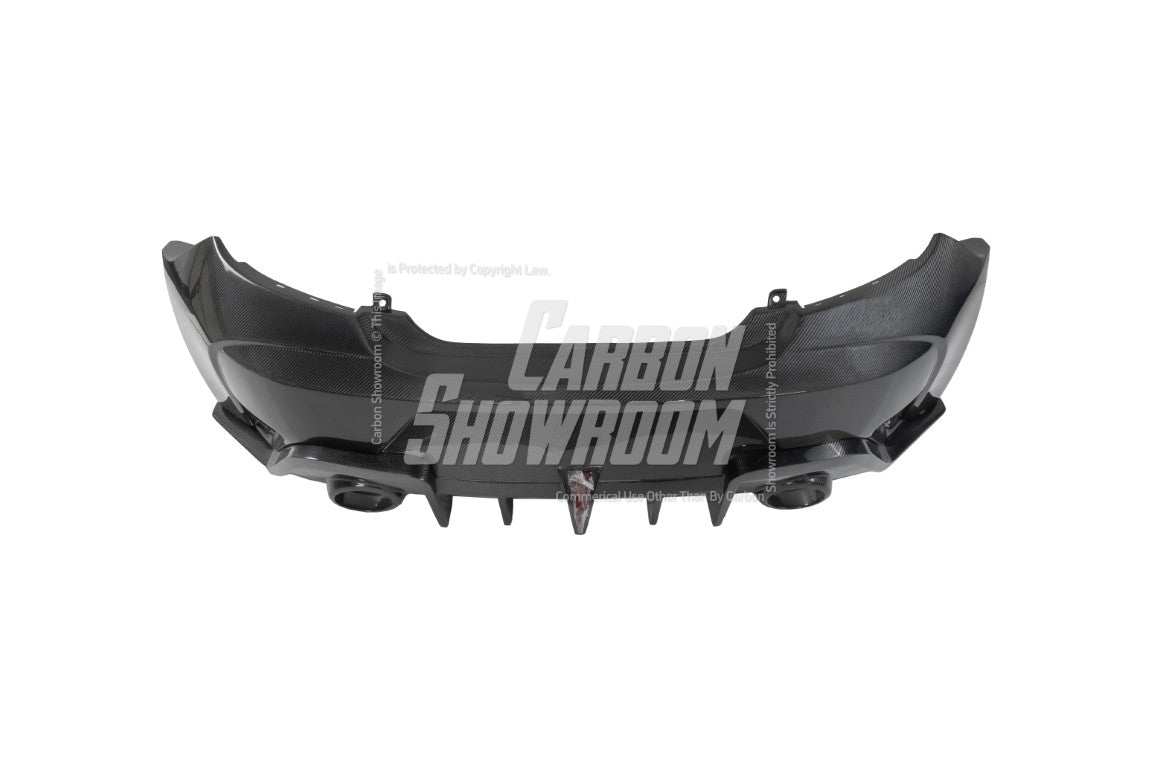  Subaru BRZ ZD8 2022 2023 2024 & Toyota GR86 ZN8 & 2022 2023 2024 with Aftermarket Parts - "SHINING" Widebody Rear Bumper & Diffuser Carbon Fiber / FRP from Robot Craftsman