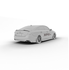 Honda Accord 10th 10.5th Gen 2018-2022 with Aftermarket Parts - V1 Style Rear Spoiler ABS from Yofer USA