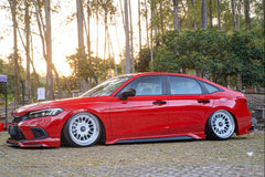 Honda Civic 11th Gen FE1 FE2 FE4 2022 2023 2024 & Civic 11th Gen FL1 FL2 FL4 2022 2023 2024 with Aftermarket Parts - V2 Style Side Skirts PP from Yofer USA