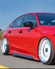Honda Civic 11th Gen FE1 FE2 FE4 2022 2023 2024 & Civic 11th Gen FL1 FL2 FL4 2022 2023 2024 with Aftermarket Parts - V2 Style Side Skirts PP from Yofer USA