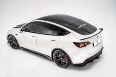 Tesla Model Y / Performance 2021-ON with Aftermarket Parts - Loong Flames Max Side Skirts PP from Yofer USA