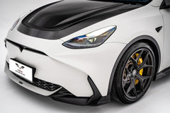 Tesla Model Y / Performance 2021-ON with Aftermarket Parts - Loong Flames Max Front Bumper PP from Yofer USA