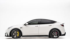 Tesla Model Y / Performance 2021-ON with Aftermarket Parts - Loong Flames Max Side Skirts PP from Yofer USA