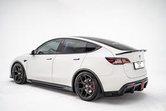 Tesla Model Y / Performance 2021-ON with Aftermarket Parts - Loong Flames Max Side Skirts PP from Yofer USA