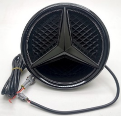 DuPont Tech V1 Blacked Out Mercedes Benz Light Up Emblem Illuminated Star Light for E300 E350 E400 E450 E43 E53 E63 E63S W213 S213 2017-2020 Pre-Facelift LED