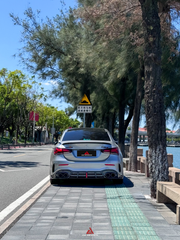 Mercedes Benz A-Class A45/A35/A250/A220 W177 2019 2020 2021 2022 2023 2024 with Aftermarket Parts - AE Style Rear Diffuser?Carbon Fiber from ArmorExtend