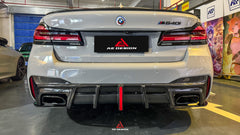 Armorextend AE Design Carbon Fiber Rear Diffuser V2 for BMW M5 F90 G30 540i M550i 2017-ON