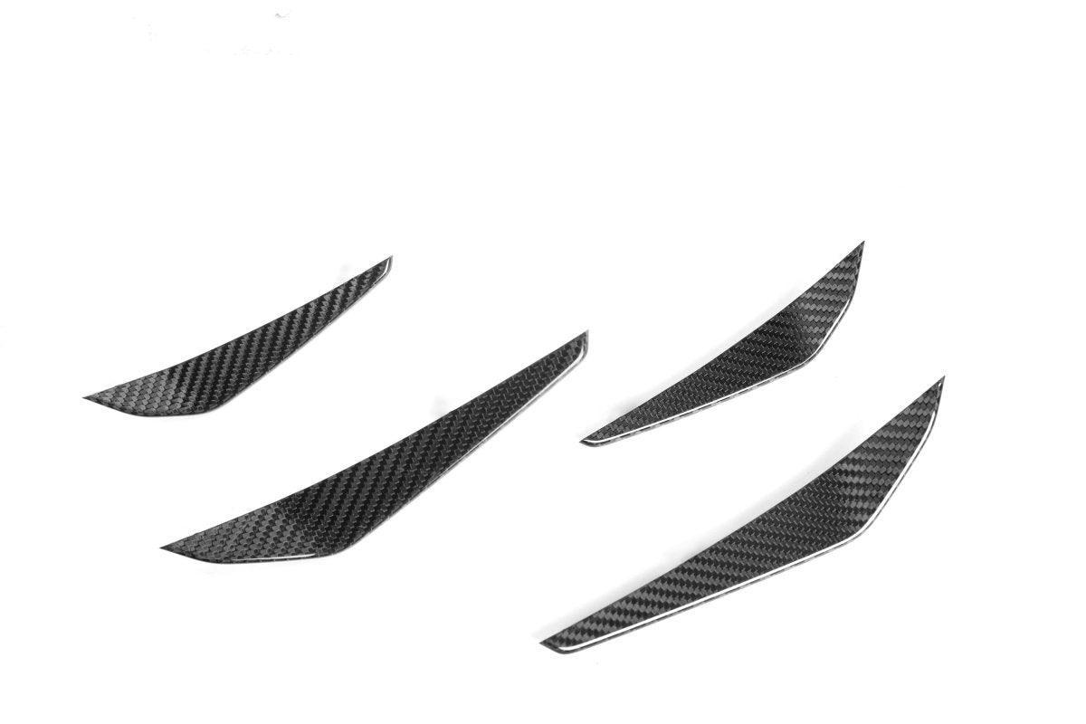 BMW M3 M3C M3CS G80 G81 2021 2022 2023 2024 & M4 M4C M4CS G82 G83 2021 2022 2023 2024 with Aftermarket Parts - MP Style Front Canards Pre-preg Carbon Fiber from Aero Republic
