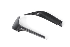 Ferrari SF90 Stradale & Spider 2021 2022 2023 2024 2025 with Aftermarket Parts - OEM 1:1 Style Replacement Front Bumper Corner Small Trim Pre-preg Carbon Fiber from Aero Republic