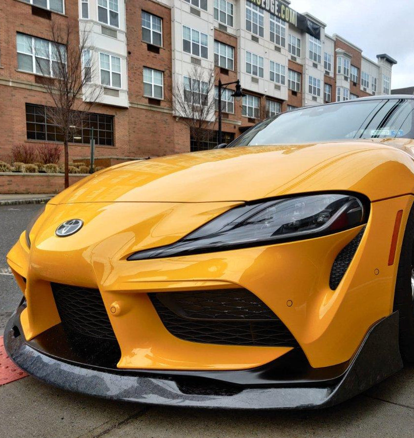 Aero Republic Carbon Fiber Front Lip Splitter AG Style For Toyota Supra A90 GR - Performance SpeedShop