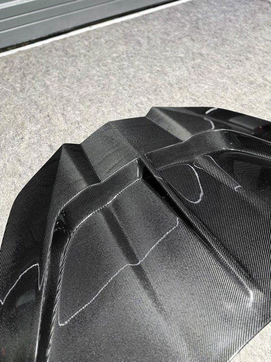 Aero Republic Carbon Fiber Hood Bonnet ST Style for Corvette C8 2020-ON - Performance SpeedShop