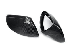 Aero Republic Carbon Fiber Mirror Caps Replacement For Audi RS6 RS7 S6 S7 A6 A7 2019-2022 C8 - Performance SpeedShop