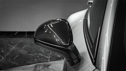 Aero Republic Carbon Fiber Mirror Cover Replacement for Porsche 911 991.1 991.2 Carrera / S / Turbo - Performance SpeedShop