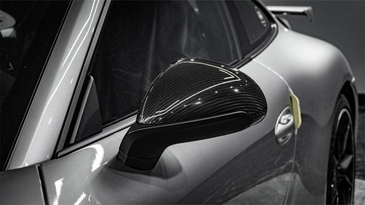 Aero Republic Carbon Fiber Mirror Cover Replacement for Porsche 911 991.1 991.2 Carrera / S / Turbo - Performance SpeedShop