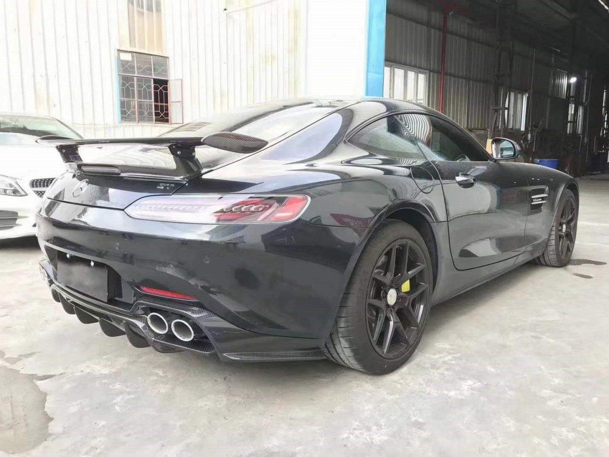 Mercedes Benz AMG GT GTS C190 2015 2016 2017 2018 2019 2020 2021 with Aftermarket Parts - PD Style Rear Diffuser Dry Pre-preg Carbon Fiber?from?Aero Republic