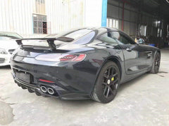 Mercedes Benz AMG GT GTS C190 2015 2016 2017 2018 2019 2020 2021 with Aftermarket Parts - PD Style Rear Diffuser Dry Pre-preg Carbon Fiber?from?Aero Republic