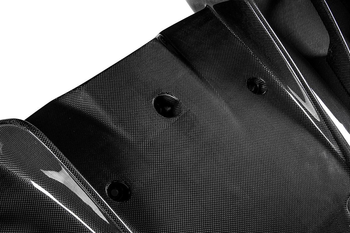 Ferrari SF90 Stradale & Spider 2021 2022 2023 2024 2025 with Aftermarket Parts - OEM 1:1 Style Replacement Rear Diffuser Pre-preg Carbon Fiber from Aero Republic