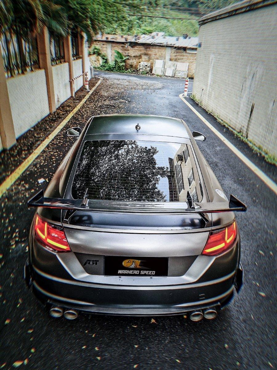 Carbon Fiber Rear Diffuser & Side Blades for Audi Excellence – Carbon ...