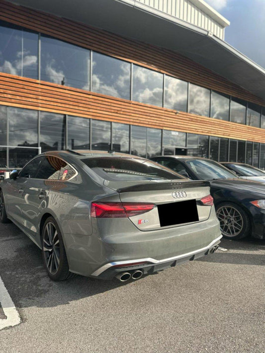 Aero Republic Carbon Fiber Rear Spoiler CA Style for Audi A5 S5 RS5 B9 B9.5 4 Door Sedan 2017-ON - Performance SpeedShop