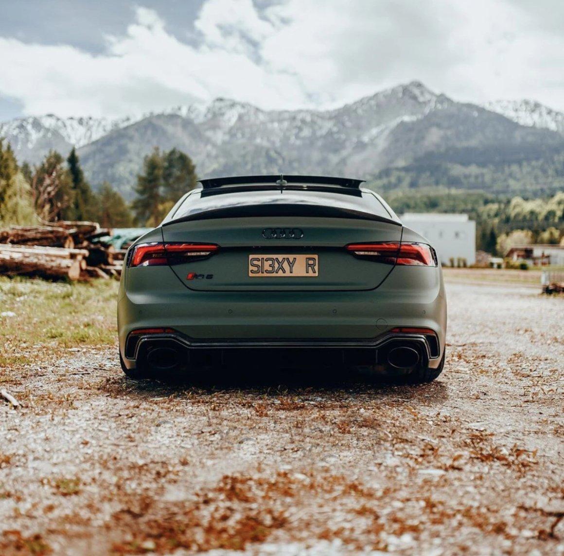 Aero Republic Carbon Fiber Rear Spoiler CS Style for Audi A5 S5 RS5 B9 B9.5 2017-ON - Performance SpeedShop