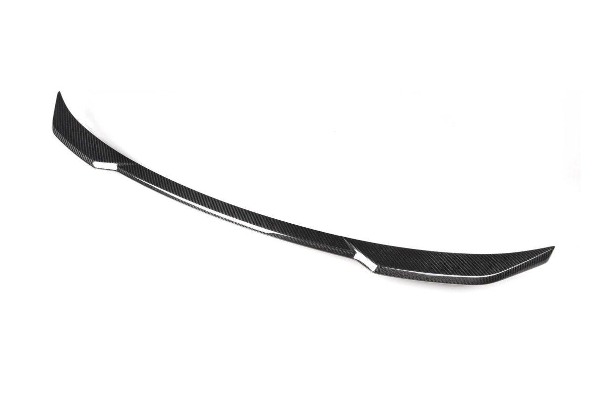 BMW I4 M50 / e Drive 40 G26 2020 2021 2022 2023 2024 & 4 Series Gran Coupe M440 430 G26 2020 2021 2022 2023 2024 with Aftermarket Parts - MP?Style Rear Lip Spoiler Pre-preg Carbon Carbon Fiber from Aero Republic